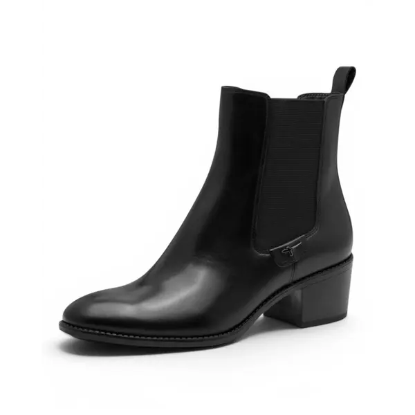 25325-45-003 Tamaris ženska gležnjača BLACK LEATHER