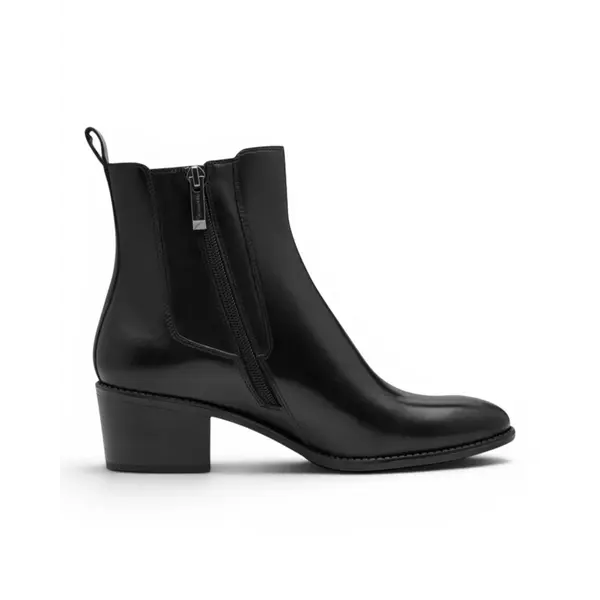 25325-45-003 Tamaris ženska gležnjača BLACK LEATHER