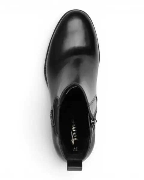 25325-45-003 Tamaris ženska gležnjača BLACK LEATHER