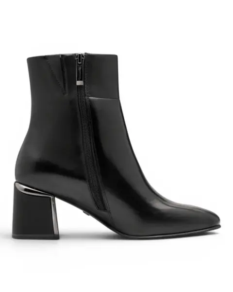 25341-45-003 Tamaris ženska gležnjača BLACK LEATHER
