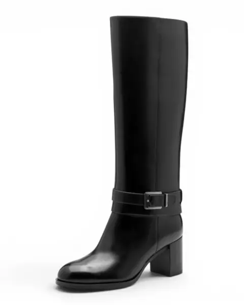 25533-45-003 Tamarisženska čizma BLACK LEATHER