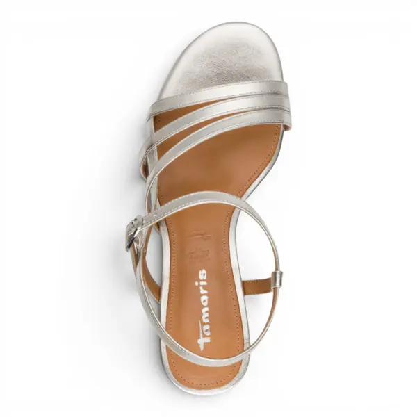 28350-46-957 Tamaris ženska sandala PLATINUM