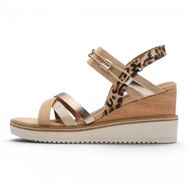 28357-44-445 Tamaris ženska sandala TAN COMB