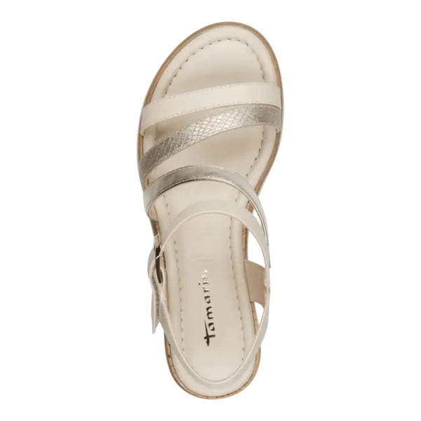 28713-46-418 Tamaris ženska sandala IVORY