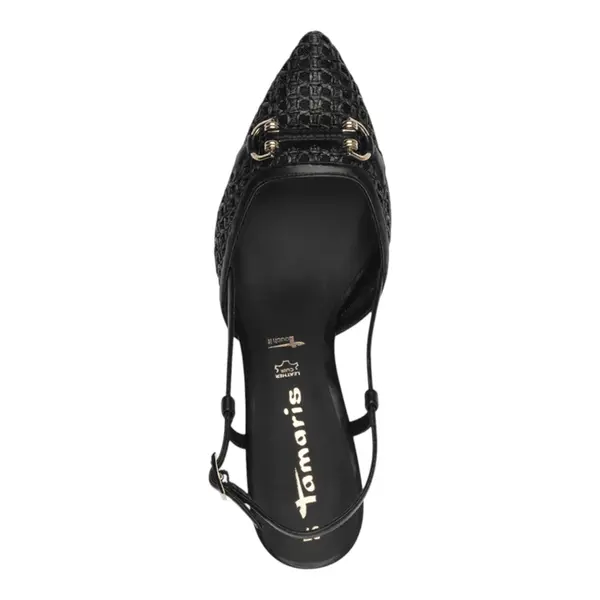 29634-44-001 Tamaris ženska cipela na otvorenu petu BLACK