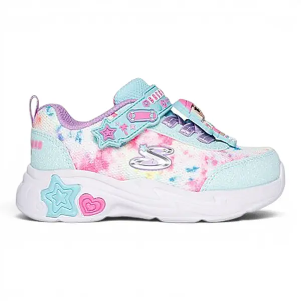 302214N-MTMT Snuggle Sneaks Skech Squad svjetleće tenisice višebojne – Skechers