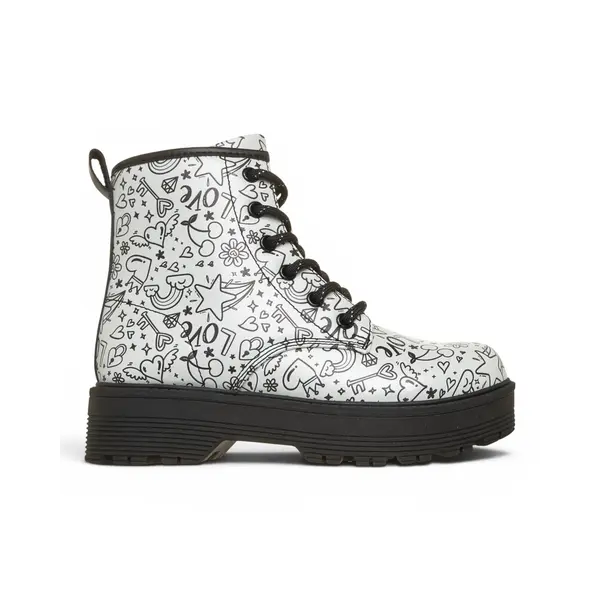 303408L-SLBK Skechers GRAVLEN HI - DOODLE DOWN SLBK