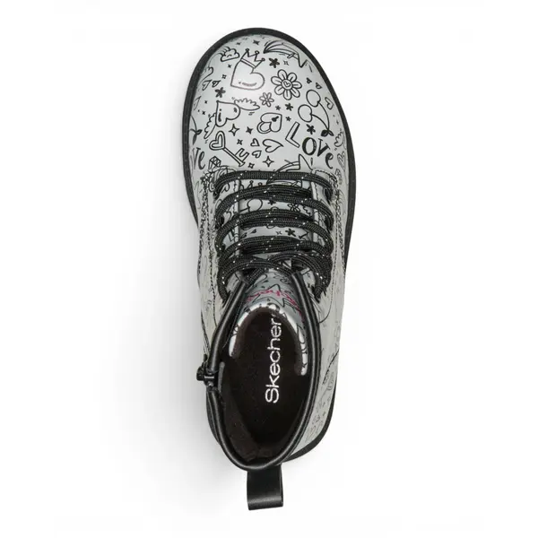 303408L-SLBK Skechers GRAVLEN HI - DOODLE DOWN SLBK