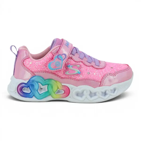 303752L-PKLP Infinite Heart Light dječje tenisice roze – Skechers