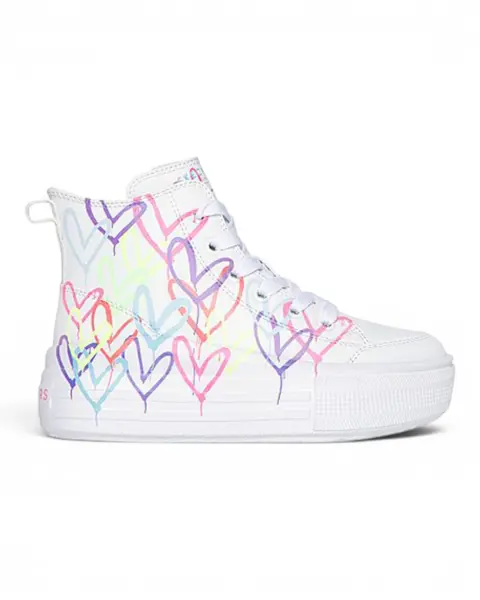 314075L-WMLT Hyperlift Love Daze dječje visoke tenisice bijelo-multicolor – Skechers