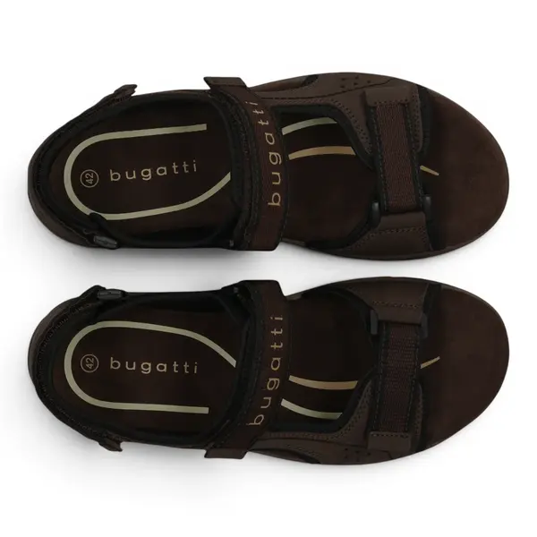 325AS7812569-6110 Bugatti sandala dark brown/black