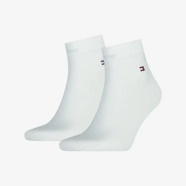 342025001-300 Tommy Hilfiger muške čarape Men Quarter Sock 2P white