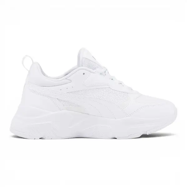 384647-01 Puma Cassia  White- White- Team Gold