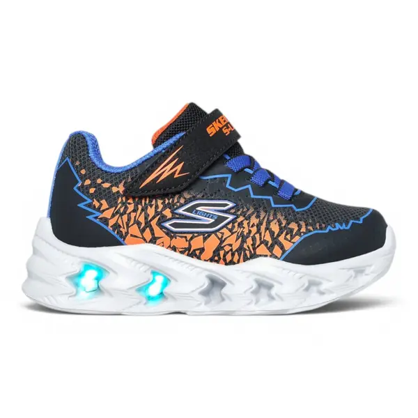 400603N-BBOR Vortex 2.0 Zorento dječje tenisice crno-narančaste – Skechers