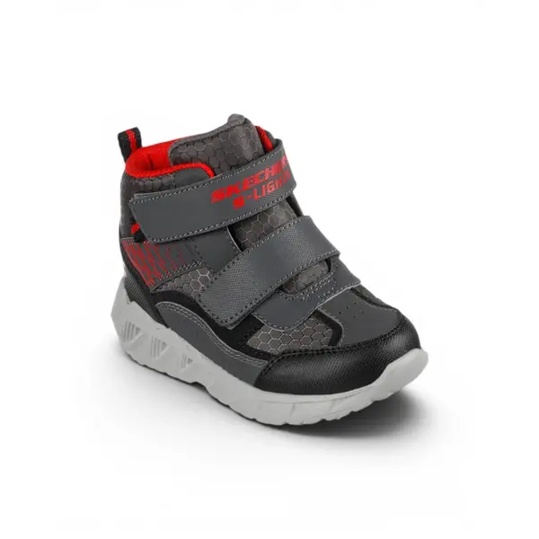 401504N-CCBK Magna-Lights Frost dječje gležnjače sivo-crne – Skechers