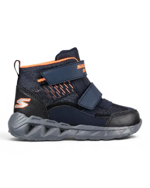 401504N-NVBK Magna-Lights Frost dječje gležnjače tamnoplavo-crne – Skechers