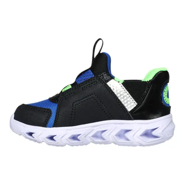 403830N-BBLM Brisk Bright dječje tenisice crno-plavo-lime – Skechers