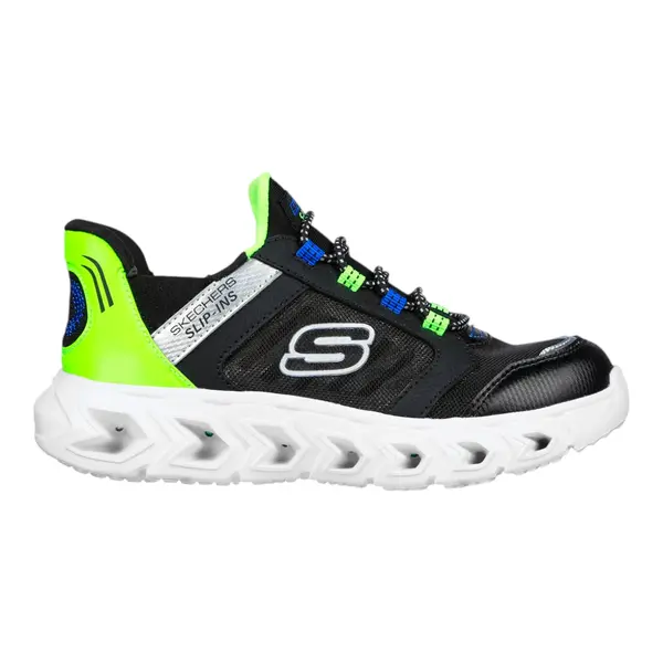 403843L-BKLM Brisk Bright dječje tenisice crno-plavo-lime – Skechers