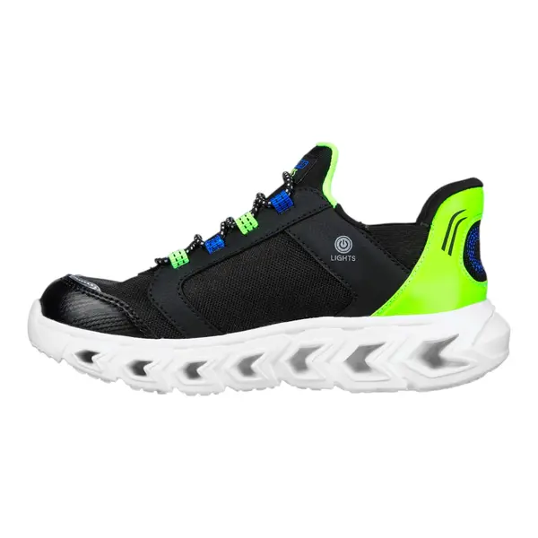 403843L-BKLM Brisk Bright dječje tenisice crno-plavo-lime – Skechers