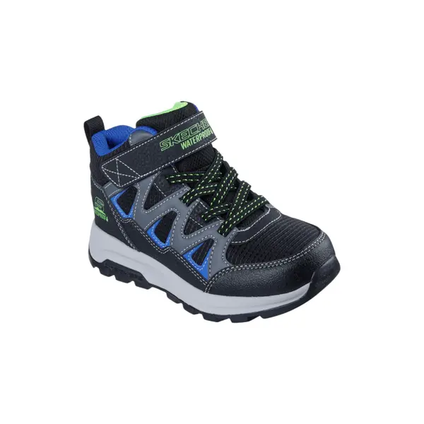 406377L-BKBL Storm Blazer Drizzle Squad dječje gležnjače crno-plave – Skechers