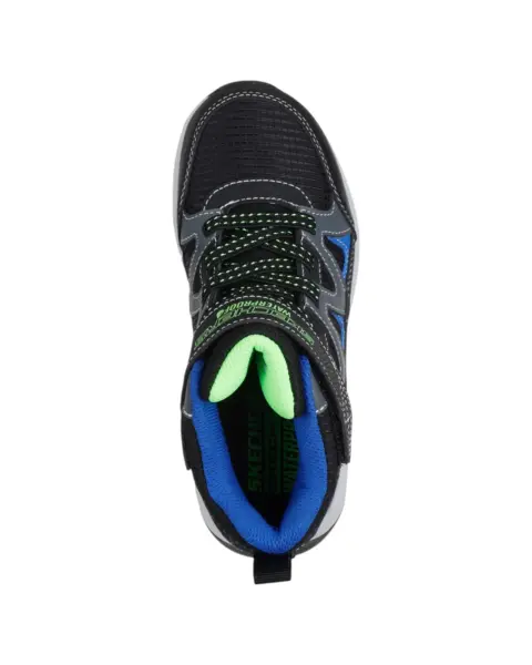 406377L-BKBL Storm Blazer Drizzle Squad dječje gležnjače crno-plave – Skechers