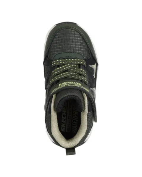 406377N-OLBK Storm Blazer dječje gležnjače Drizzle Squad maslinasto-crne – Skechers