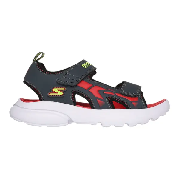 406513L-CCRD Razor Splash Aqua Buddies dječje sandale sivo-crvene – Skechers