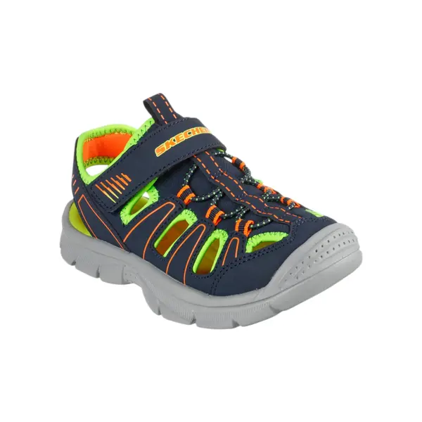 406520L-NVLM Relix Valder dječje sandale tamnoplavo-lime – Skechers