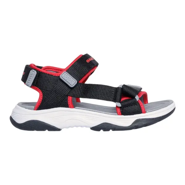 407013L-BKRD Tread Seeker dječje sandale crno-crvene – Skechers