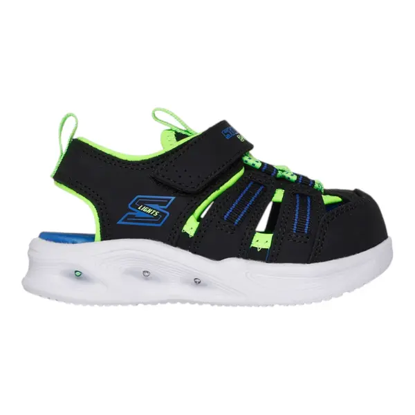 407033N-BKLM Hyper Coast Sola Glow dječje sandale crno-lime – Skechers
