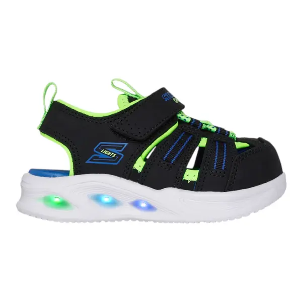 407033N-BKLM Hyper Coast Sola Glow dječje sandale crno-lime – Skechers