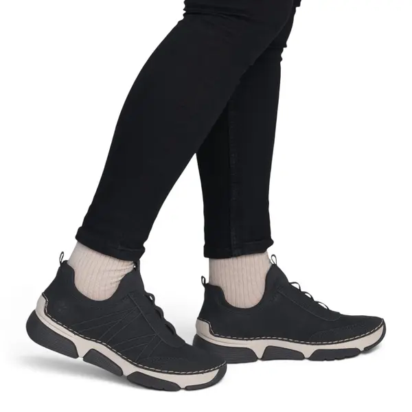 45975-00  Rieker ženska tenisica schwarz/schwarz/schwarz