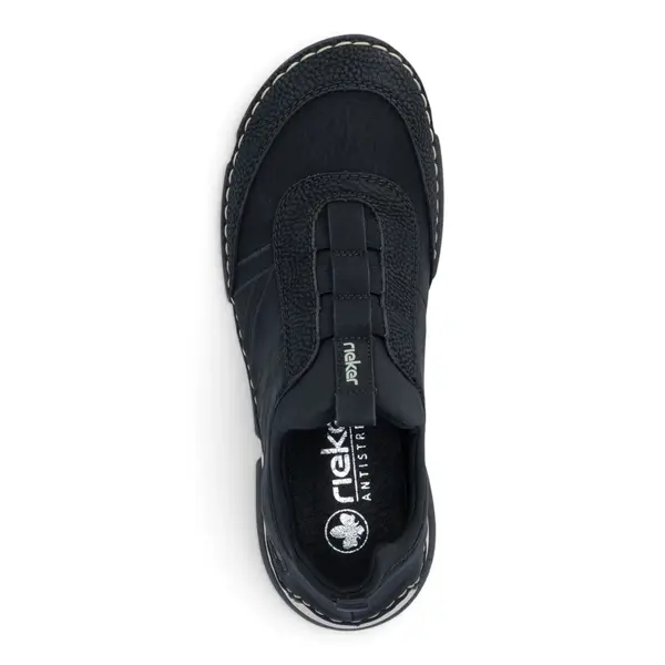 45975-00  Rieker ženska tenisica schwarz/schwarz/schwarz