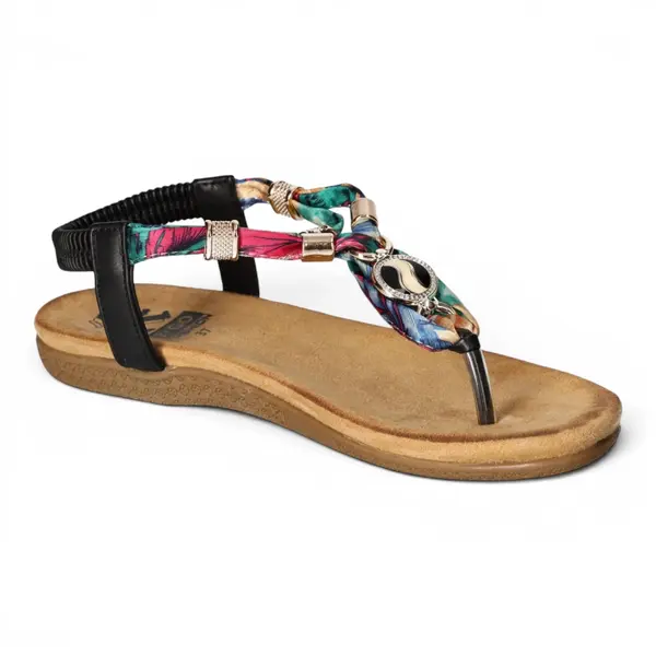 8018805-009 2GO Fashion ženska sandala schwarz