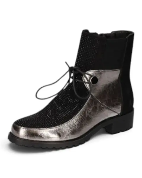 8240501-921 2GO Fashion čizma schwarz/silber