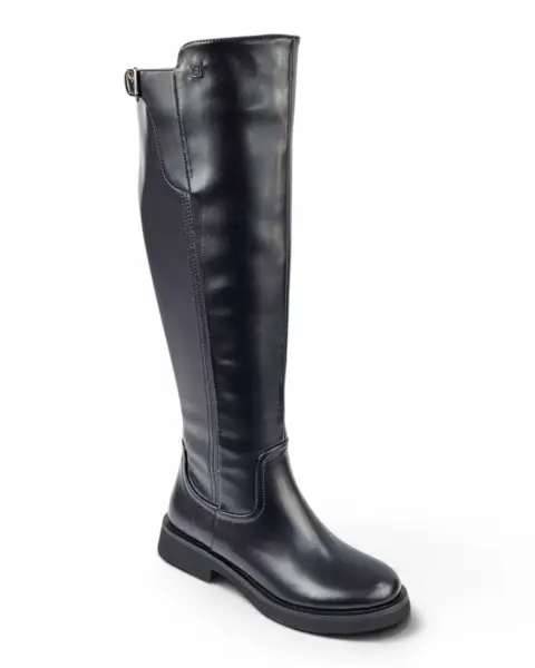 8773-BLACK-Laura Biagiotti boot LAMB BLACK