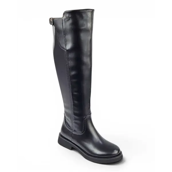 8773-BLACK-Laura Biagiotti boot LAMB BLACK