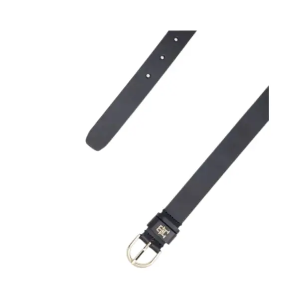 AW0AW16836-DW6 TOMMY HILFIGER ESSENTIAL EFFORTLESS 25 ZENSKI KOZNI REMEN PLAVI MONOGRAM KOPCA