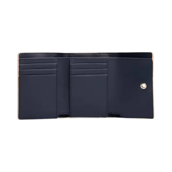 AW0AW17039-TRY TOMMY HILFIGER HER TRIFOLD WALLET ZENSKI KOZNI NOVCANIK ROZI MISTY BLUSH NA TRI PREKLOPA MONOGRAM