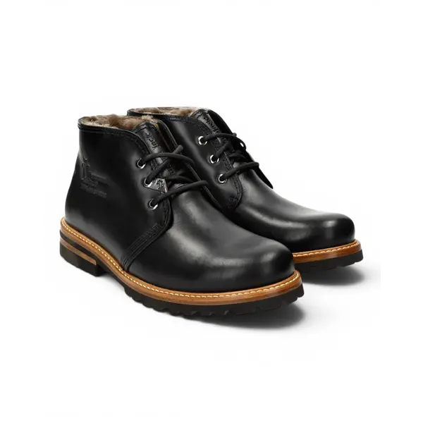 Bota Panama Igloo C43 Crne kožne gležnjače za zimske dane – Panama Jack