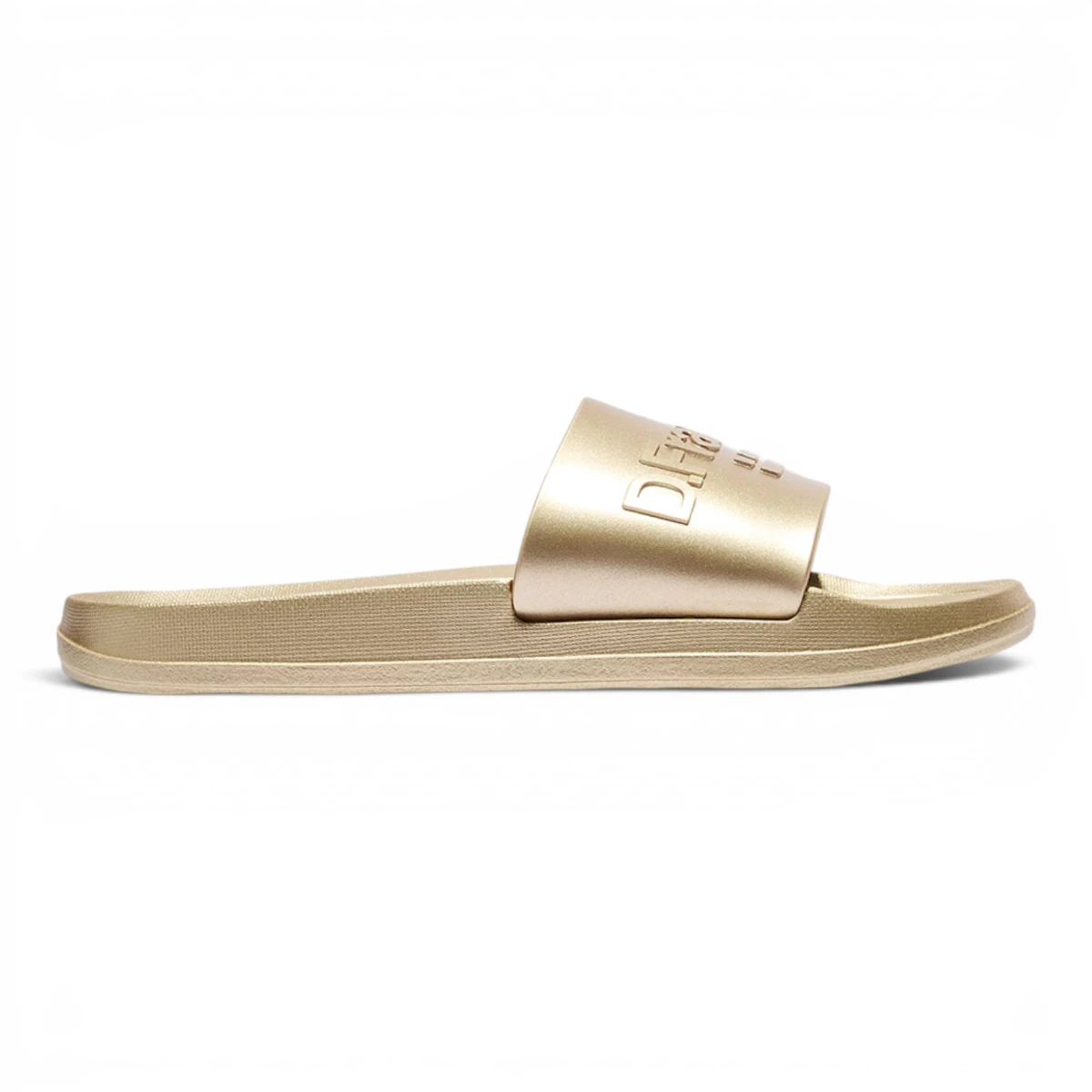 DFSH417003-GOLD Zlatne ženske natikače Marea Met – D.Franklin