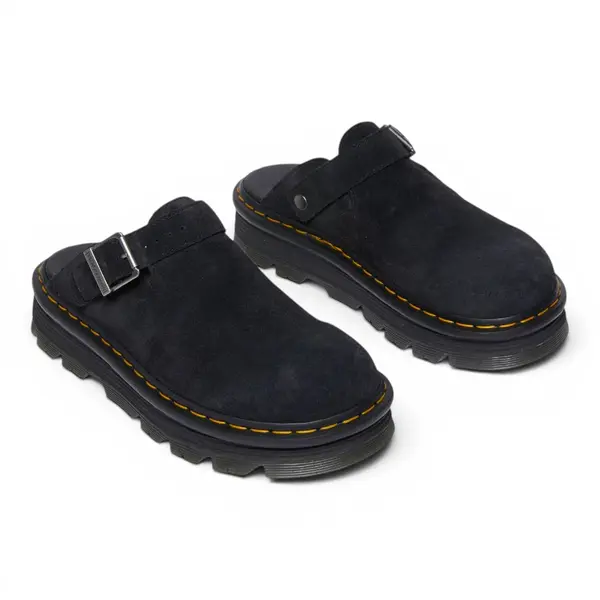 DM31657001 Crne natikače Zebzag Mule – Dr. Martens
