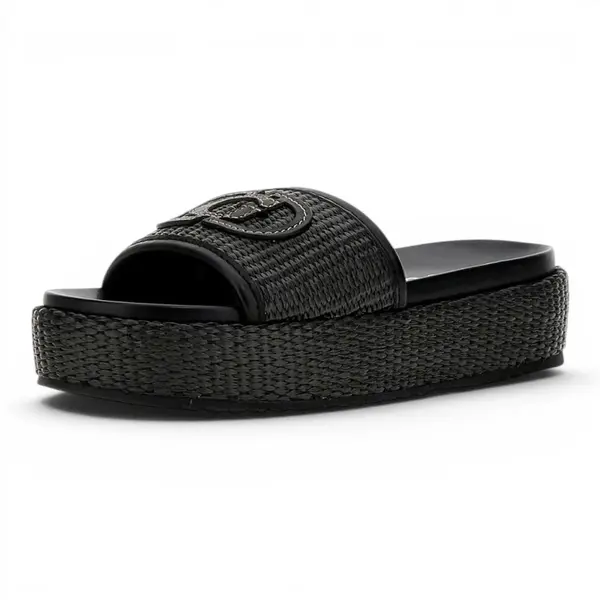 FLJLNYFAB19-BLACK Guess ženska natikača LONNEY black