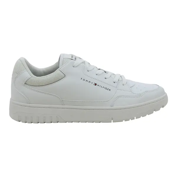 FM0FM05040-YBS Tommy Hilfiger muške kožne tenisice TH Basket Core bijele