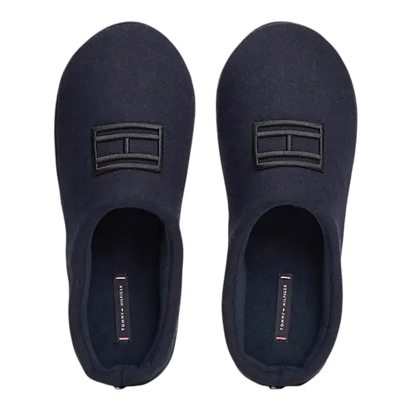 FM0FM05227-DW5 Tommy Hilfiger muške kućne papuče Flag Warm Felt tamnoplave