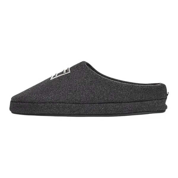 FM0FM05227-PTY Tommy Hilfiger muške kućne papuče Flag Warm Felt tamnosive
