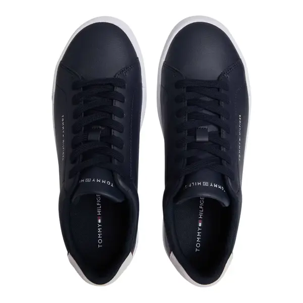 FM0FM05367-DW5 Tommy Hilfiger muške kožne tenisice TH Court Lth Detail tamnoplave