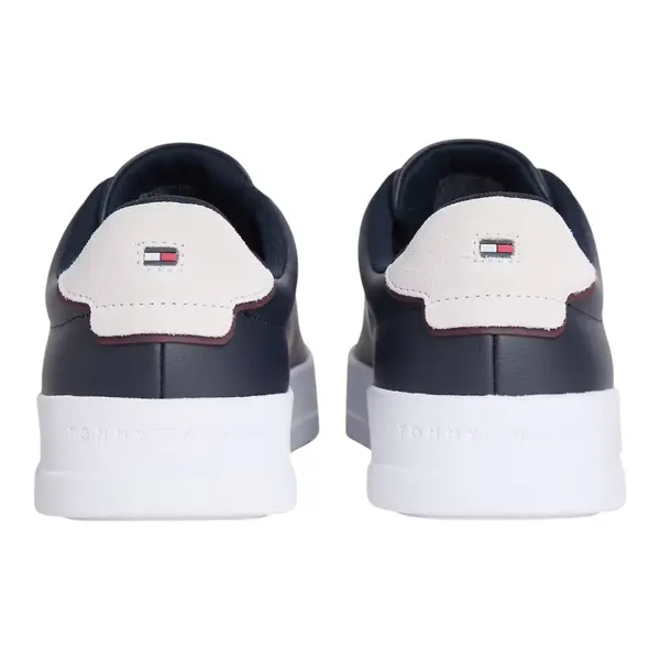FM0FM05367-DW5 Tommy Hilfiger muške kožne tenisice TH Court Lth Detail tamnoplave