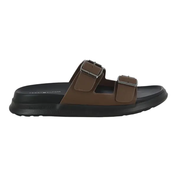 FM0FM05414-GV0 Tommy Hilfiger muške kožne sandale D Density Hilfiger smeđe