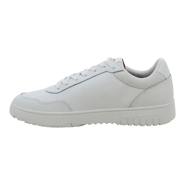 FM0FM05466-YBS Tommy Hilfiger muške kožne tenisice TH Basket Core Pinperf bijele